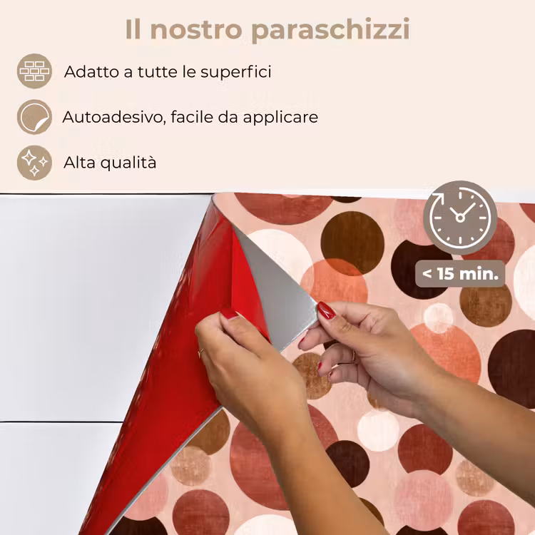 Paraschizzi cucina - Cerchi - Moderno - Colorato — 4