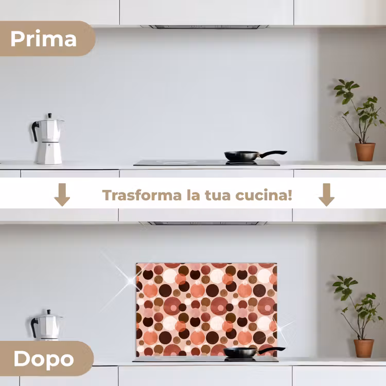 Paraschizzi cucina - Cerchi - Moderno - Colorato — 7