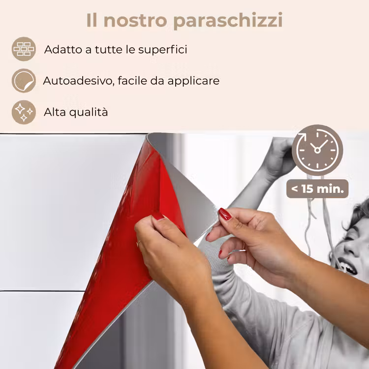 Paraschizzi cucina - Donna - Spaghetti - Nero - Bianco — 4