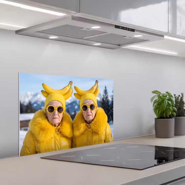 Paraschizzi cucina - Donne - Banane - Giallo — 1