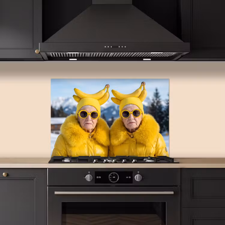 Paraschizzi cucina - Donne - Banane - Giallo — 5