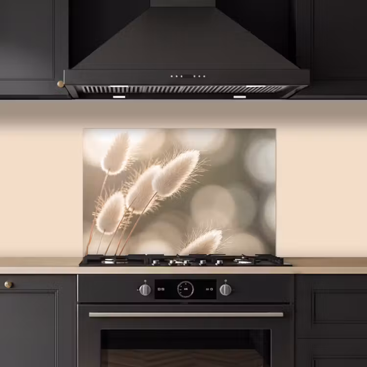 Paraschizzi cucina - Erba a coda di castoro - Bianco - Luce solare — 5