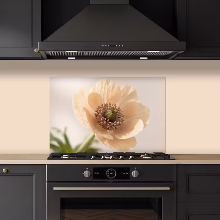 Paraschizzi cucina - Fiore - Minimalista - Verde — 5