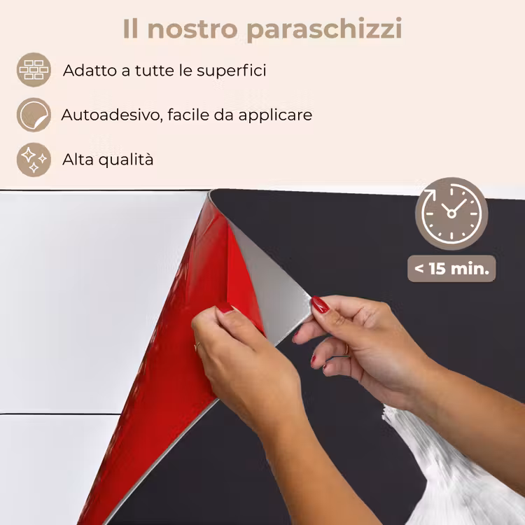 Paraschizzi cucina - Aglio - Nero - Bianco — 4