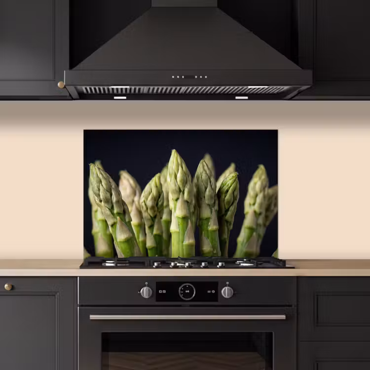 Paraschizzi cucina - Asparagi - Verde - Nero — 5