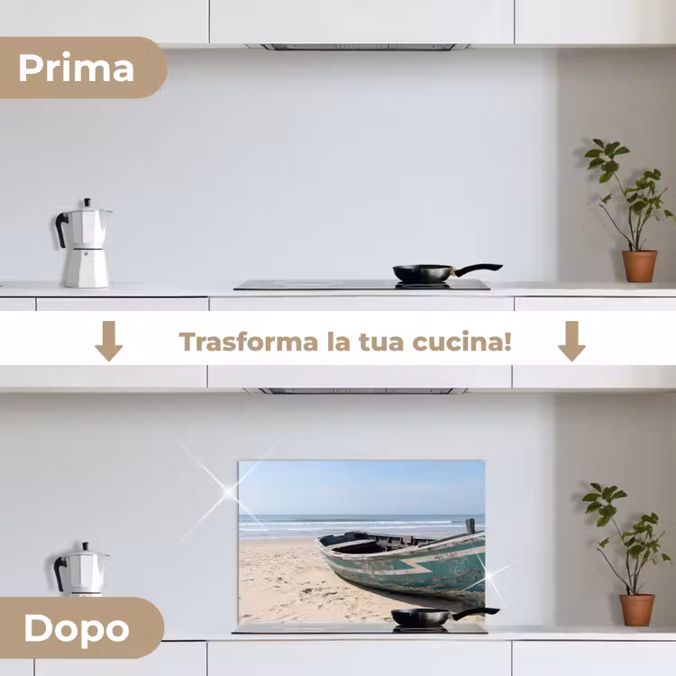 Paraschizzi cucina - Barca - Spiaggia di sabbia - Mare — 7