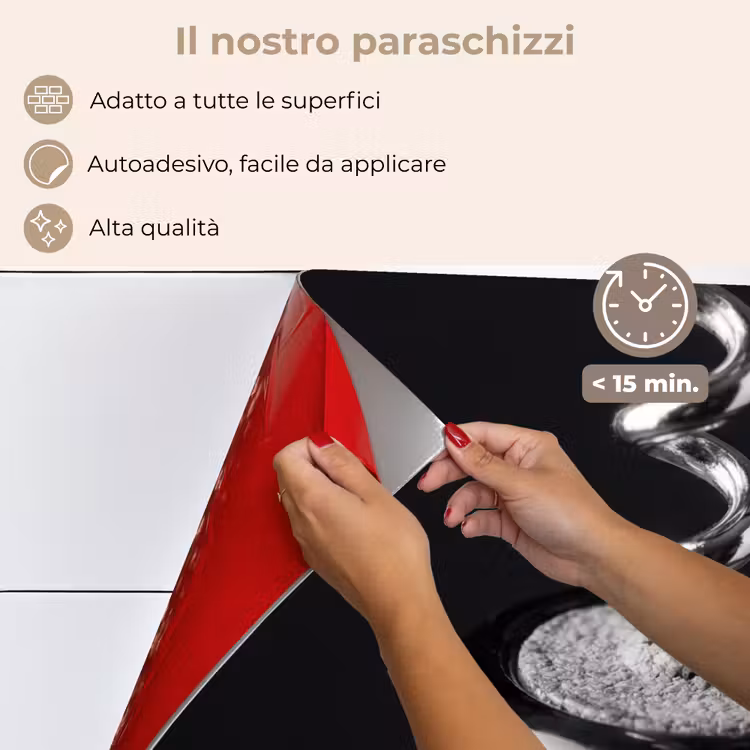 Paraschizzi cucina - Cavatappi - Vino - Nero - Bianco — 4