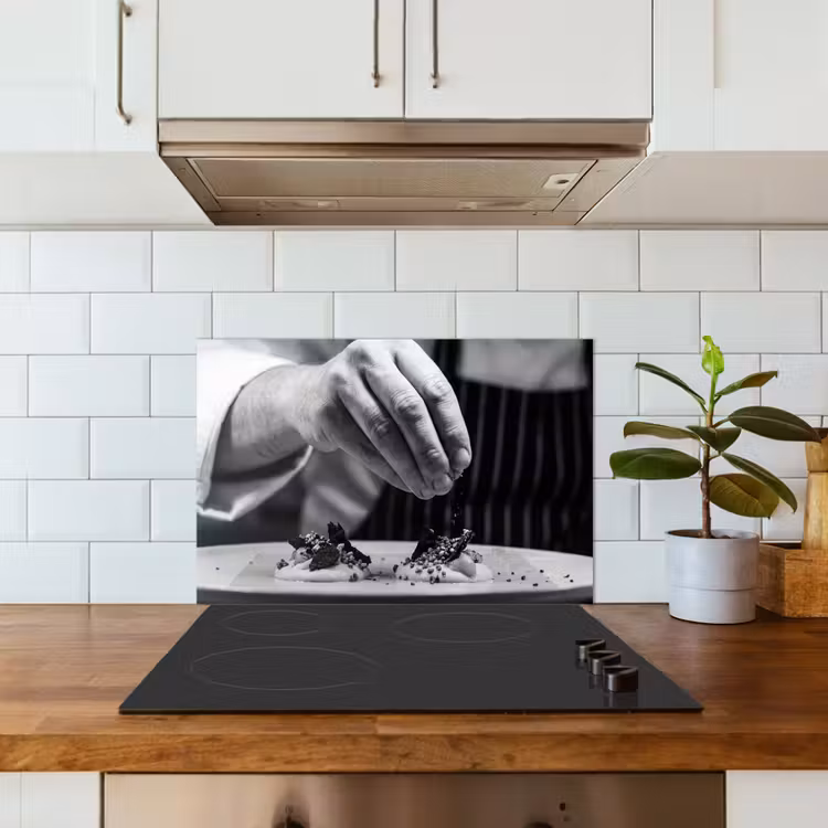 Paraschizzi cucina - Chef - guarnizione - piatto — 3