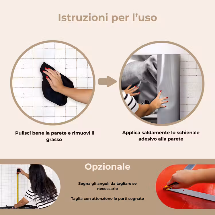 Paraschizzi cucina - Chef - guarnizione - piatto — 6
