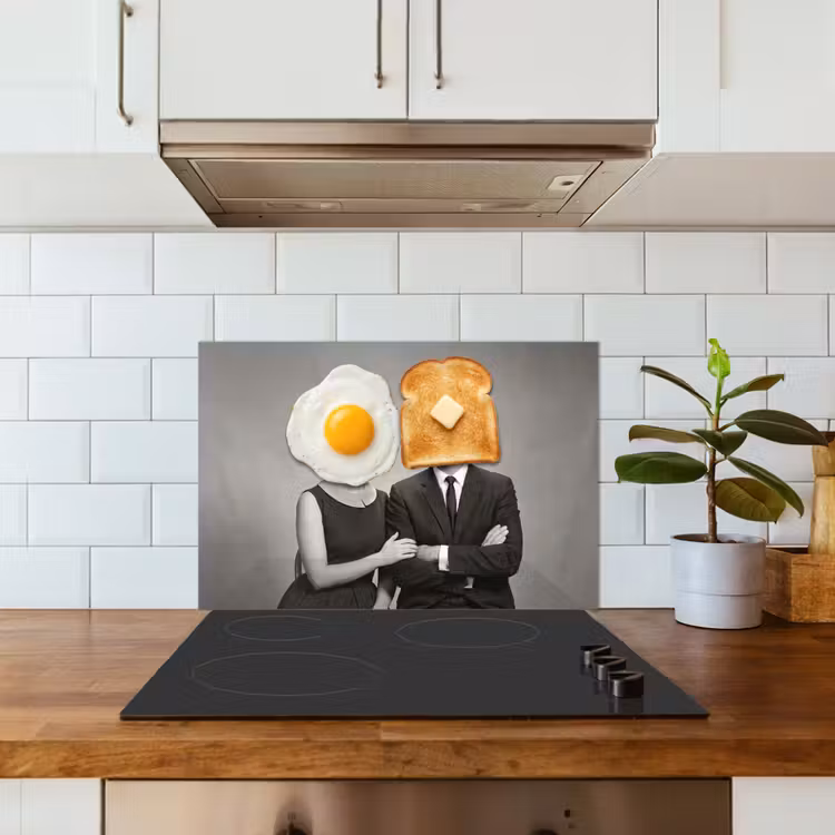 Paraschizzi cucina - Colazione - Coppia - Uovo - Pane — 3