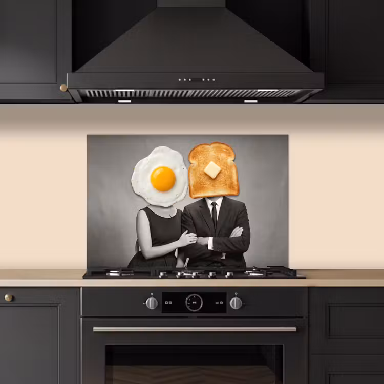 Paraschizzi cucina - Colazione - Coppia - Uovo - Pane — 5