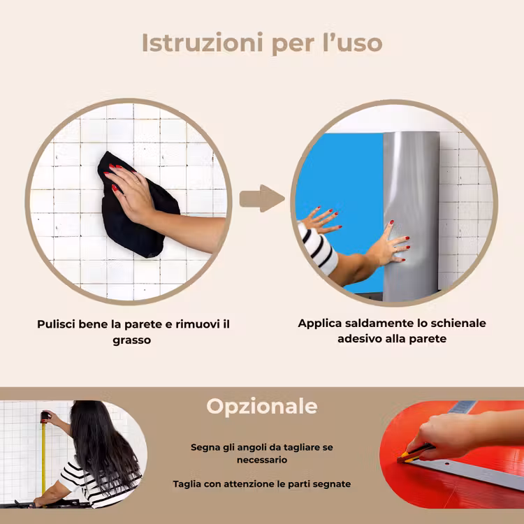 Paraschizzi cucina - Blu - Luce - Colori — 6