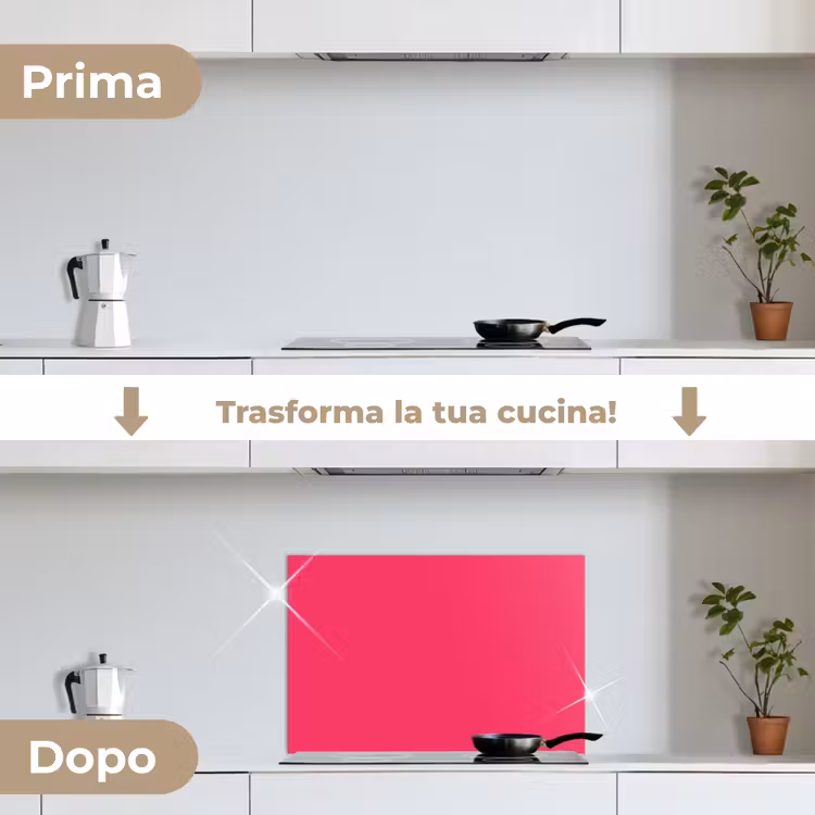 Paraschizzi cucina - Carmine - Colori - Palette - Rosa — 7