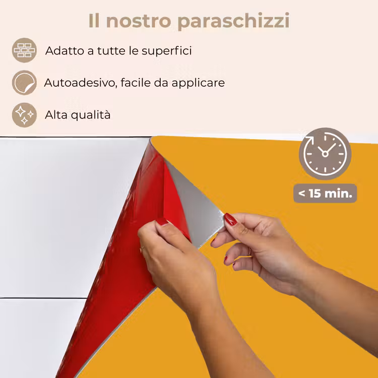 Paraschizzi cucina - Giallo ocra - Autunno - Interno — 4