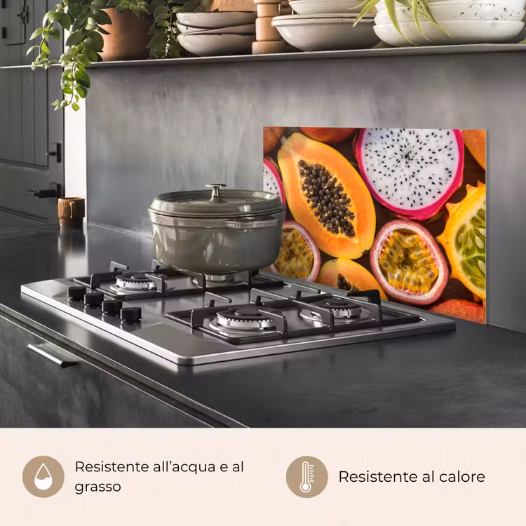 Paraschizzi cucina - Frutta - Aperto - Tropicale - Cibo - Colorato — 2