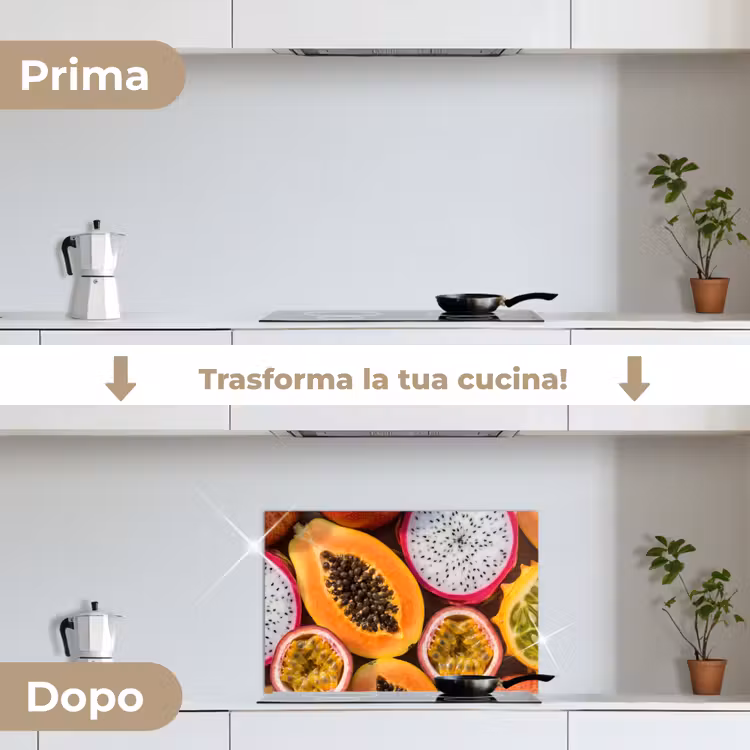 Paraschizzi cucina - Frutta - Aperto - Tropicale - Cibo - Colorato — 7