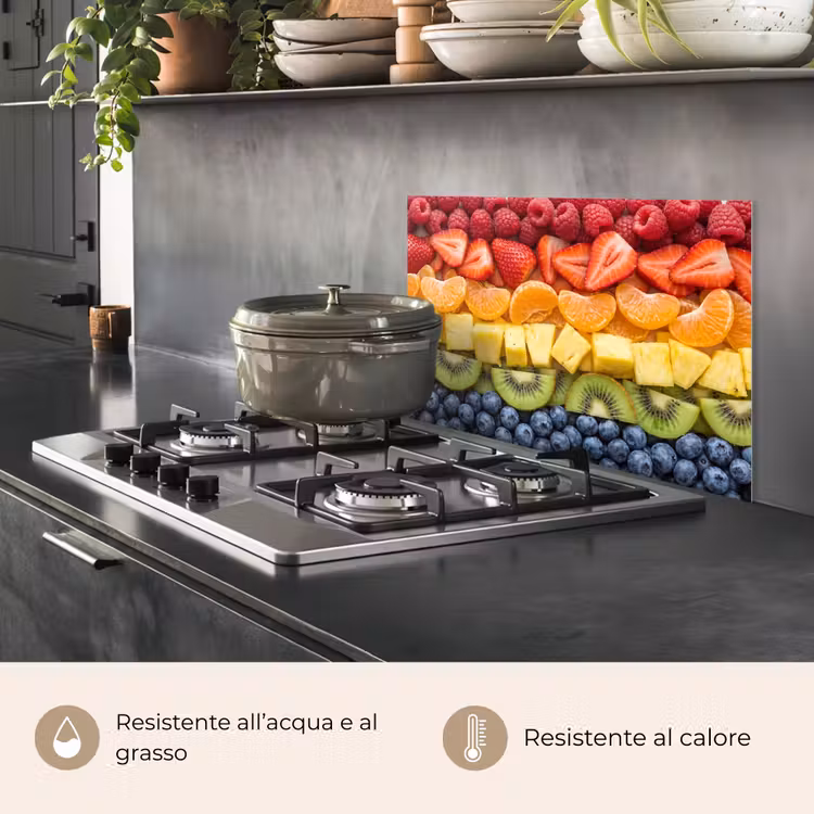 Paraschizzi cucina - Frutta - Arcobaleno - Salutare - Colorato — 2