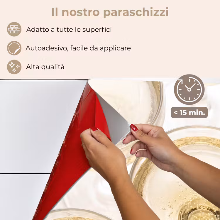 Paraschizzi cucina - Bevande - Bicchieri - Festa - Oro — 4