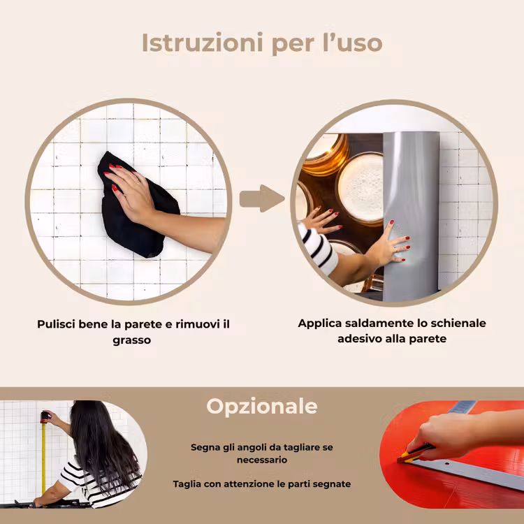 Paraschizzi cucina - Birra - Bicchieri - Schiuma - Legno - Bevande — 6