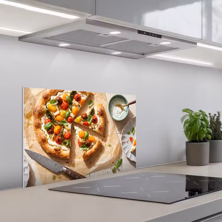 Paraschizzi cucina - Cibo - Pomodori - Basilico - Pasto - Fresco — 1