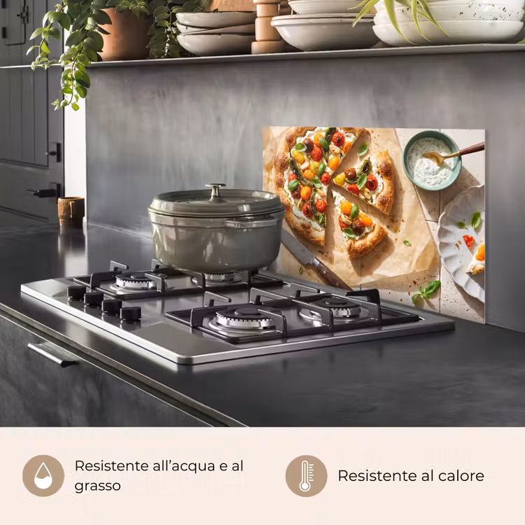 Paraschizzi cucina - Cibo - Pomodori - Basilico - Pasto - Fresco — 2