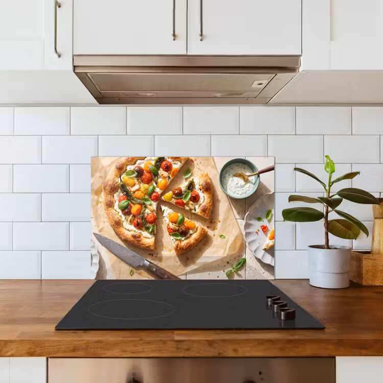 Paraschizzi cucina - Cibo - Pomodori - Basilico - Pasto - Fresco — 3