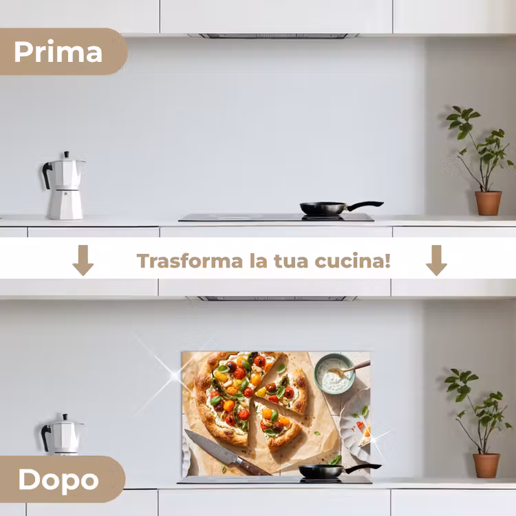 Paraschizzi cucina - Cibo - Pomodori - Basilico - Pasto - Fresco — 7