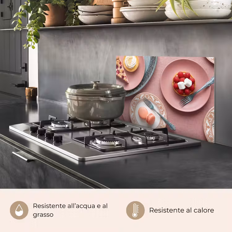 Paraschizzi cucina - Dolce - Torta - Pasticceria - Dolce - Rosa — 2