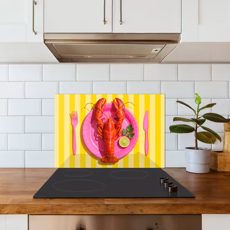 Paraschizzi cucina - Cibo - Rosa - Giallo - Moderno - Culinario — 3