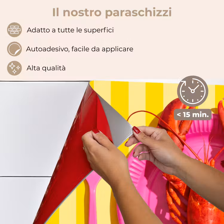 Paraschizzi cucina - Cibo - Rosa - Giallo - Moderno - Culinario — 4