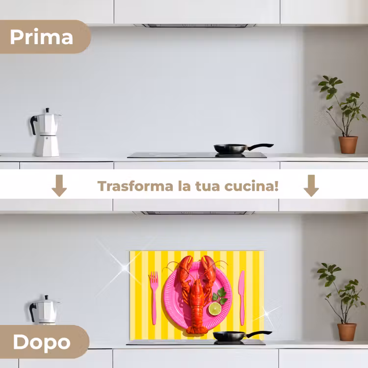 Paraschizzi cucina - Cibo - Rosa - Giallo - Moderno - Culinario — 7