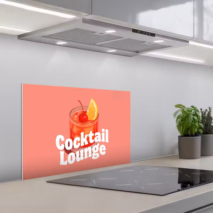Paraschizzi cucina - Cocktail Lounge - Bicchiere - Corallo — 1