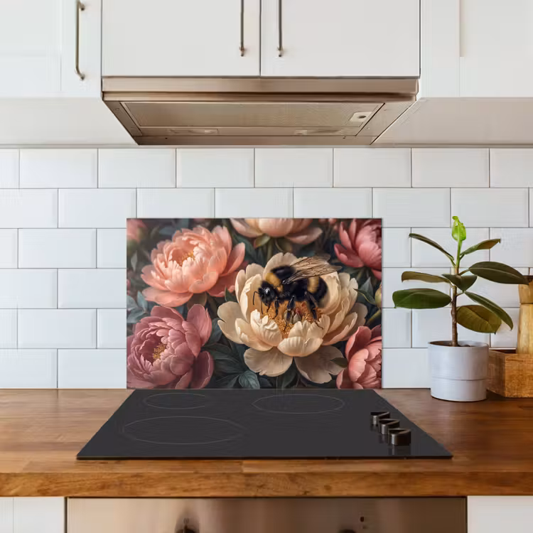 Paraschizzi cucina - Fiori - Insetti - Natura - Rosa — 3