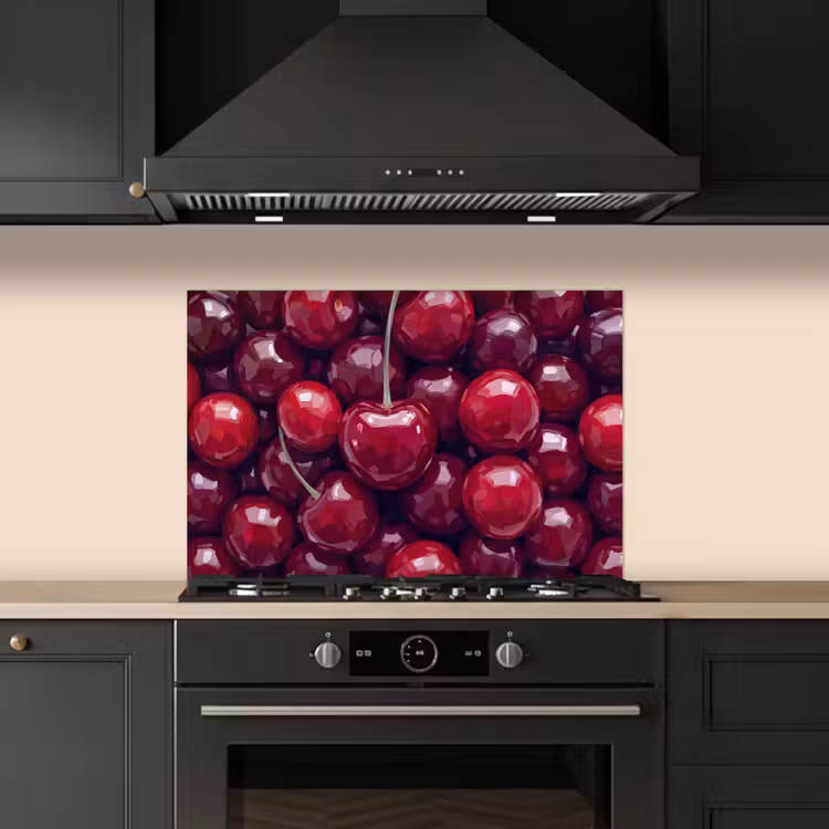 Paraschizzi cucina - Frutta - Ciliegie - Cibo - Moderno - Rosso — 5