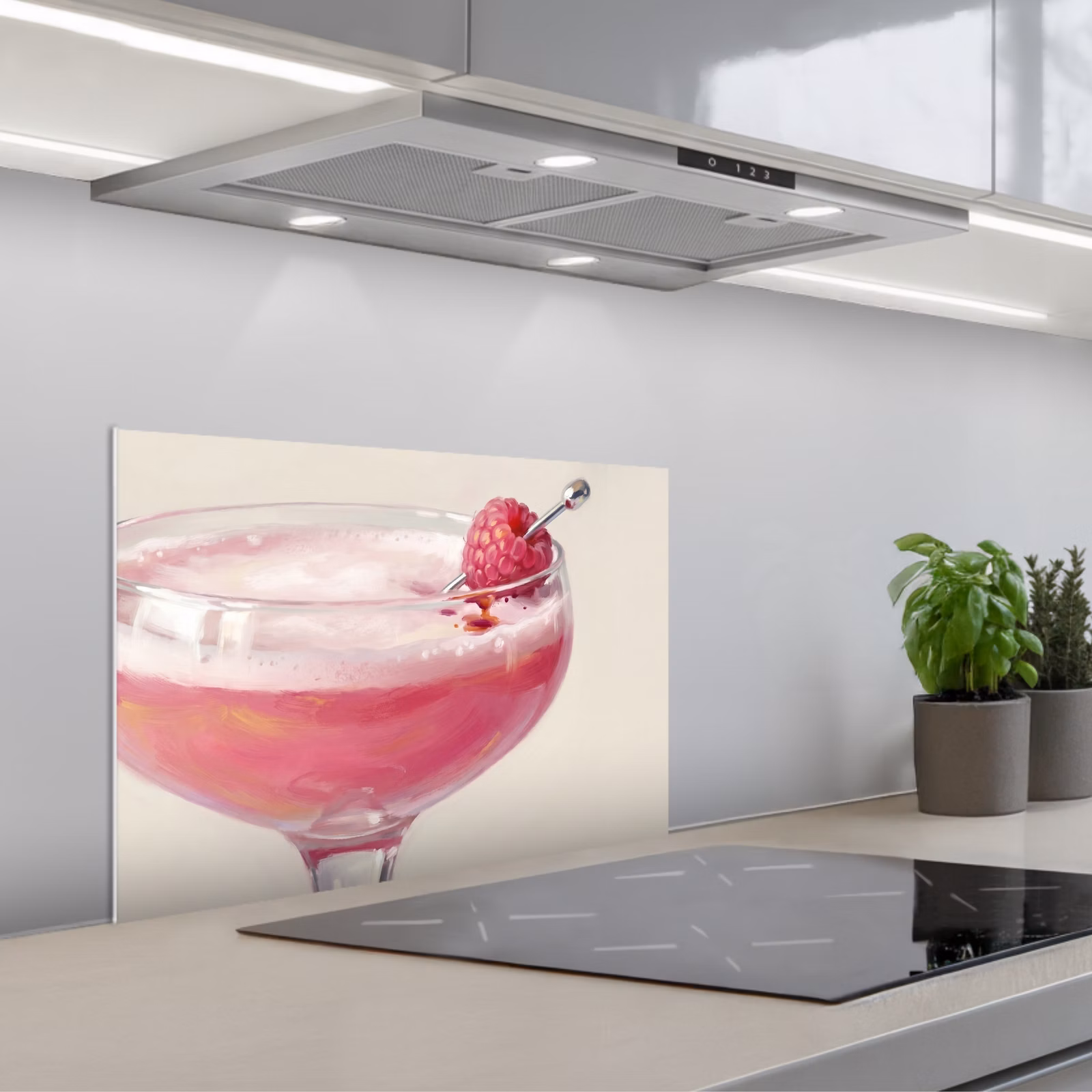 Paraschizzi cucina - Cocktail - Lampone - Bevanda - Moderno - Rosa — 1