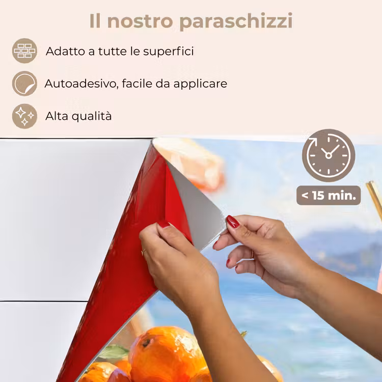 Paraschizzi cucina - Bevande - Bicchieri - Spiaggia - Estate - Arancione — 4