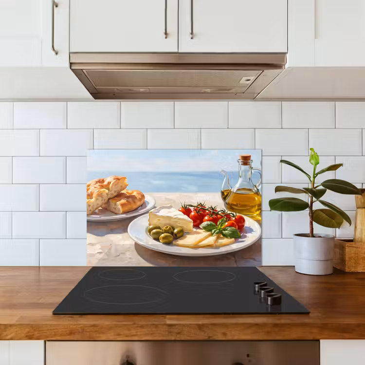 Paraschizzi cucina - Cibo - Mediterraneo - Natura - Dipinto — 3
