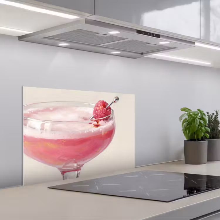 Paraschizzi cucina - Cocktail - Lampone - Bevanda - Moderno - Rosa — 1