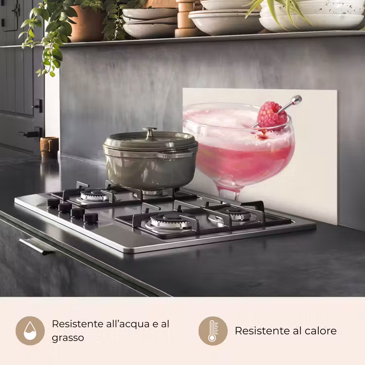 Paraschizzi cucina - Cocktail - Lampone - Bevanda - Moderno - Rosa — 2