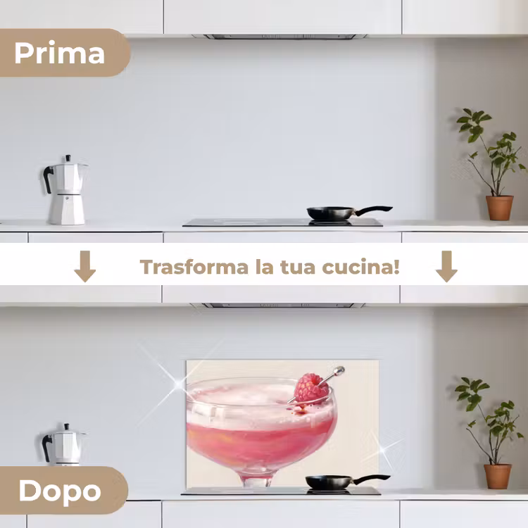 Paraschizzi cucina - Cocktail - Lampone - Bevanda - Moderno - Rosa — 7