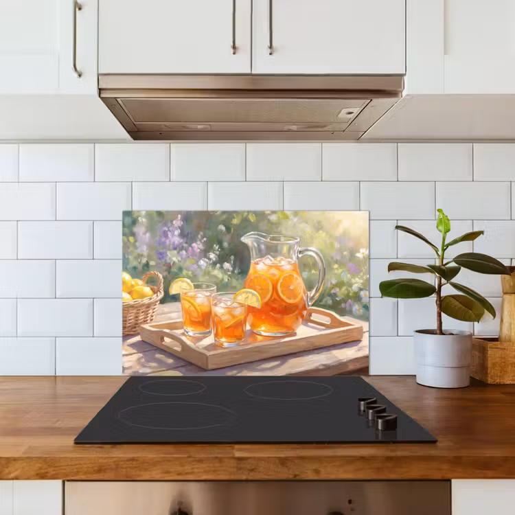 Paraschizzi cucina - Bevanda - Limone - Estate - Giardino - Giallo — 3