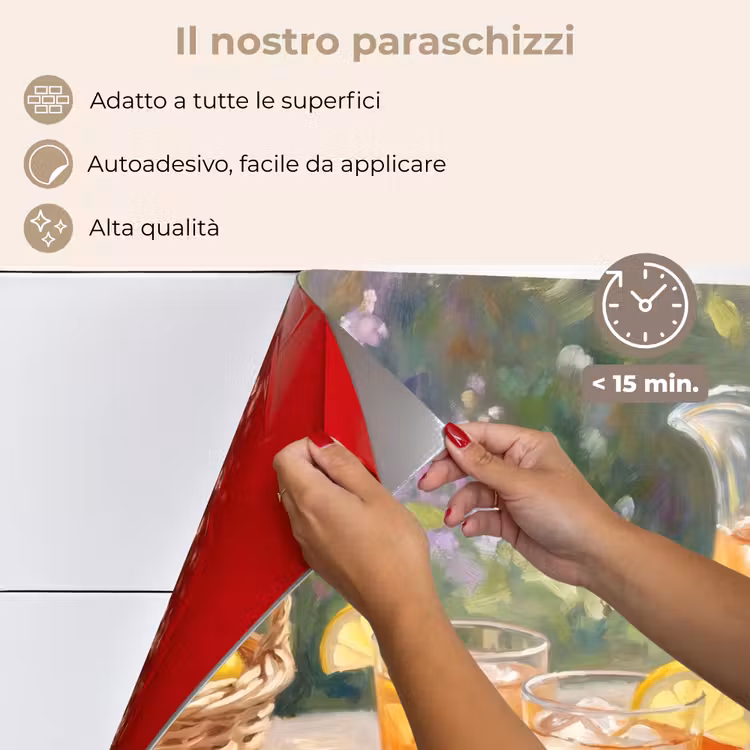 Paraschizzi cucina - Bevanda - Limone - Estate - Giardino - Giallo — 4