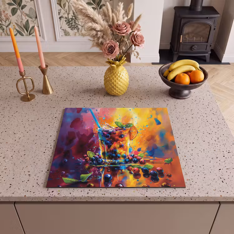 Protezione piano induzione - Esplosione di frutta e colore — 3