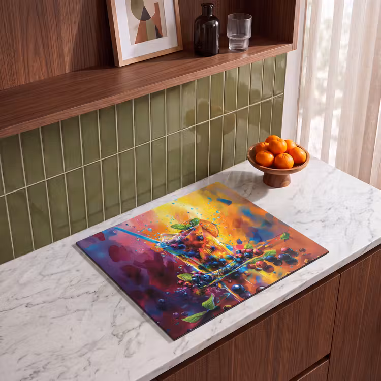 Protezione piano induzione - Esplosione di frutta e colore — 4