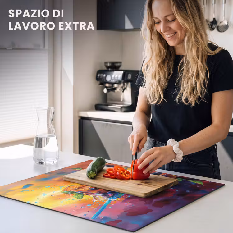 Protezione piano induzione - Esplosione di frutta e colore — 5