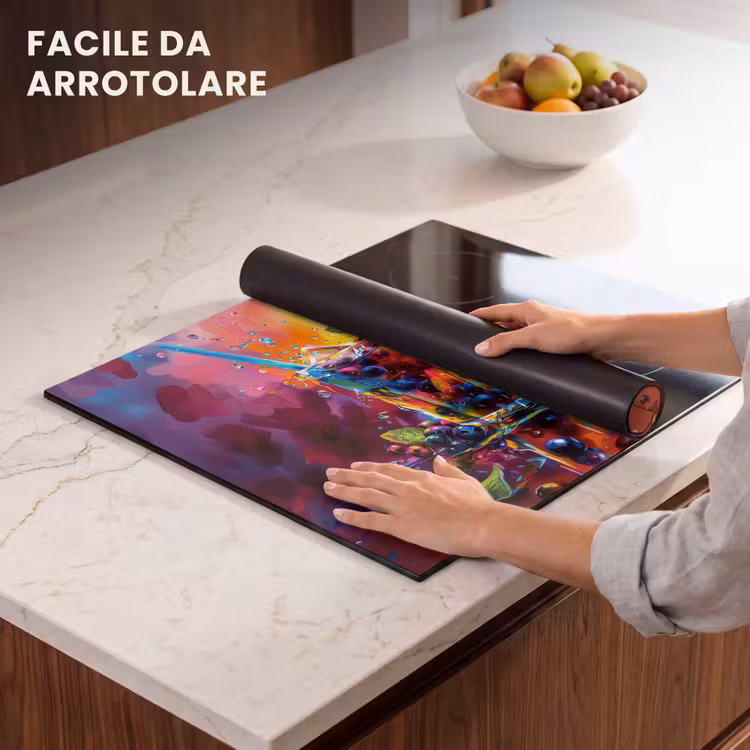 Protezione piano induzione - Esplosione di frutta e colore — 7
