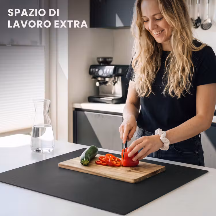 Protezione piano induzione - Grigio cemento ombroso — 5