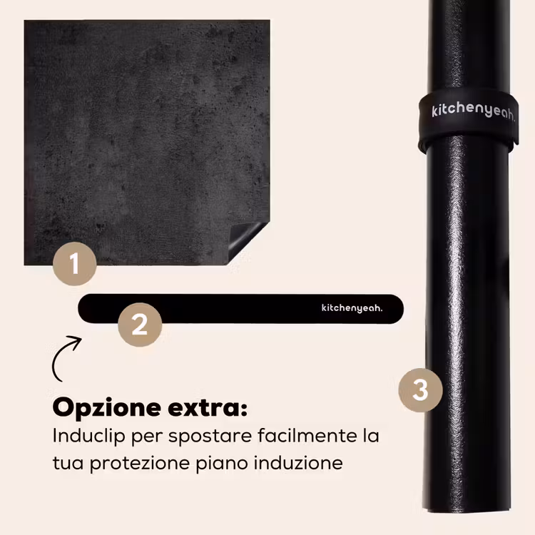 Protezione piano induzione - Grigio cemento industriale — 8