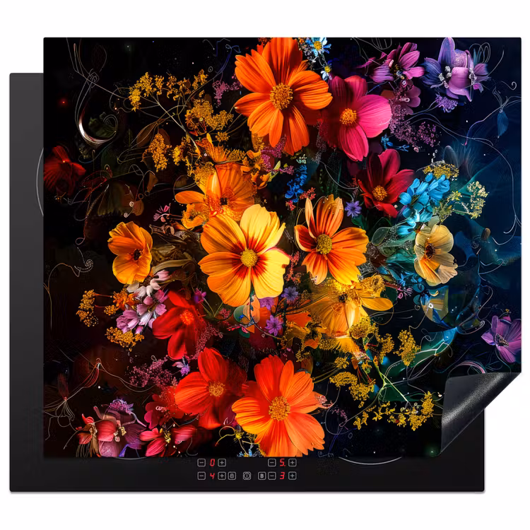 Protezione piano induzione - Bellezza floreale notturna — 1