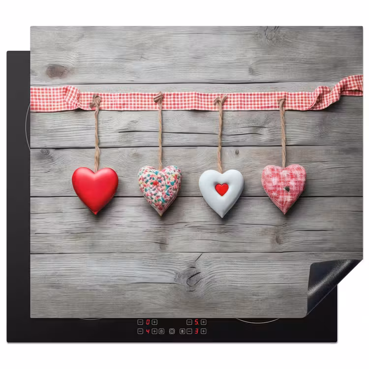 Protezione piano induzione - Canzone d'amore su legno — 1